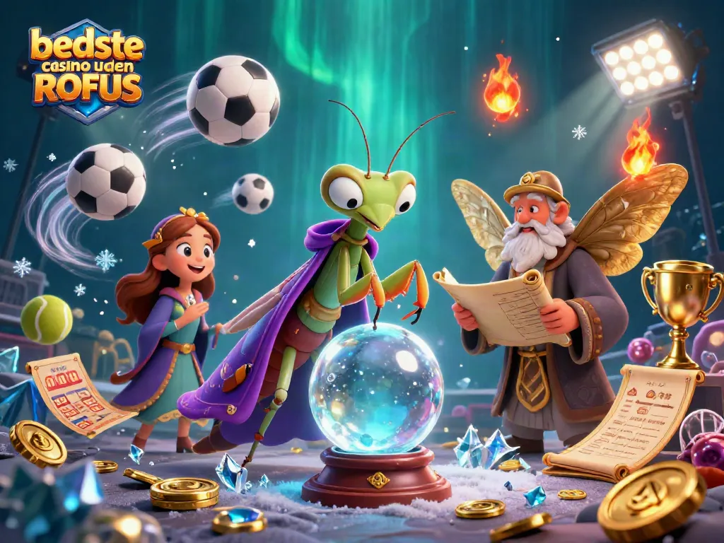 Experience exciting gameplay at bedste casino uden ROFUS with vibrant elements, sports themes, and fantasy characters.