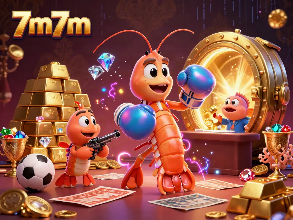 Engage in thrilling betting strategies at 7m7m with dynamic 3D characters highlighting a vibrant casino experience.