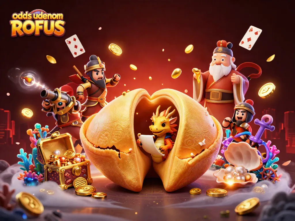 Experience thrilling betting adventures with odds uden om ROFUS surrounded by golden treasures and mystical elements