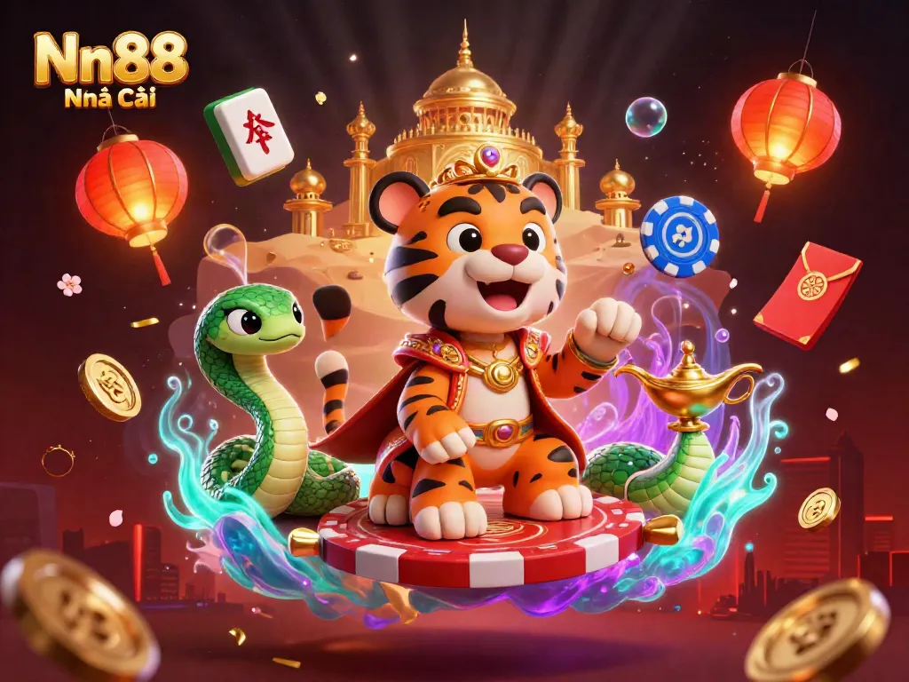 Experience thrilling gameplay at Nn88 Nhà Cái with enchanting visual elements in a captivating casino scene.